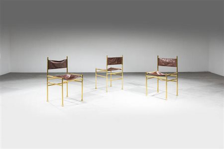 FRIGERIO - DESIO<BR>Set di tre sedie