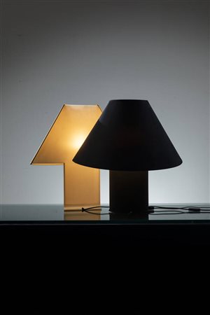 COLOMBO BARBAGLIA<BR>Coppia di lampade da tavolo mod. Edipo