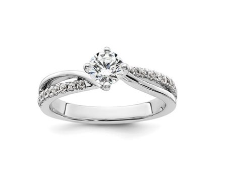 ANELLO IN ORO 7,62 GR CON DIAMANTI NATURALI - 1042 NAT 18K