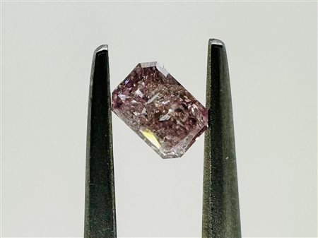 DIAMANTE NATURAL POLISHED 0,28 FANCY ROSA MARRONE - I3 - F40801-20