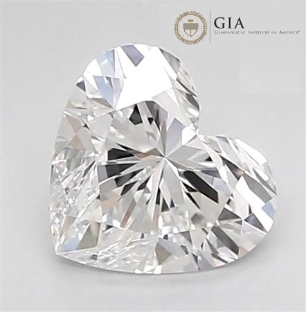DIAMANTE NATURALE - CUORE - 0.80 CT E VS1 - BRILLANTE - GIA