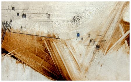 RINALDO TURATI Concesio 1956 Piccola rotazione – terra 2004 Olio su tavola e...