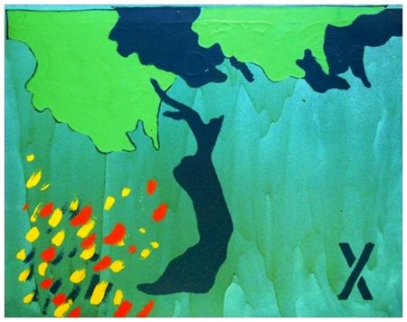 TANO FESTA Roma 1938 – 1987 Paesaggio andino 1971 Acrilico e smalto su tela...