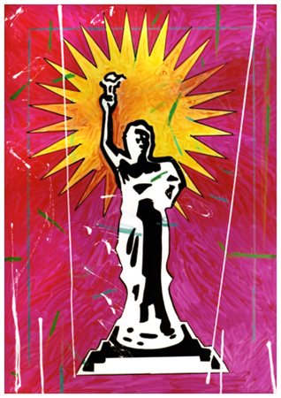 ENRICO MANERA Asmara (Eritrea) 1948 Columbia 2000 Olio e t.m. su tela...