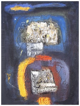 MEDHAT SHAFIK El Badari (Egitto) 1956 Città sepolte II 1996 Olio ,t.m.,...