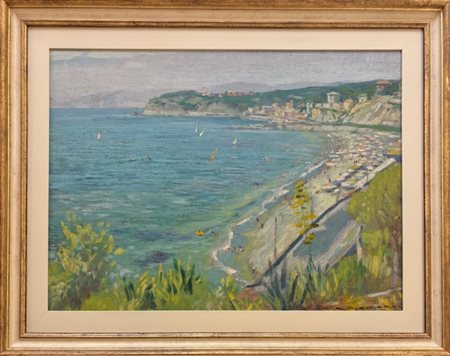 Giorgio Matteo Aicardi Finale ligure (SV) 1891 - Genova 1984 Bagnanti a celle ligure