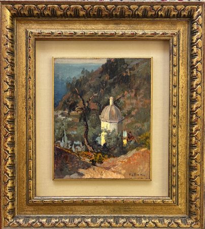 Felice Vellan Torino 1889 – 1976 San fruttuoso, la vista dalla collina