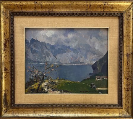 Giovanni Maria Mossa Tempio Pausania (OT) 1896 - Pianico (BG) 1973 Veduta del lago maggiore