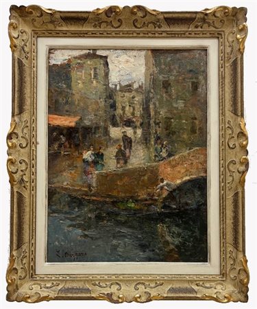 Leonardo Bazzaro Milano 1853 – 1937 Calle a Venezia 