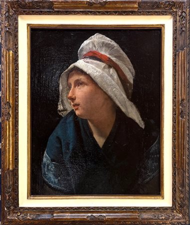 Attr. Domenico Induno Milano 1815 – 1878 Ritratto di signora 