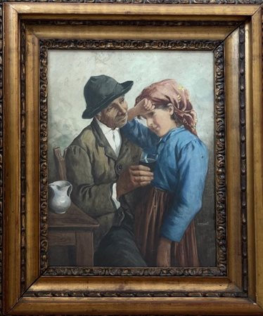 Guido Levorati Venezia 1888 – 1960 Il bicchiere di vino 