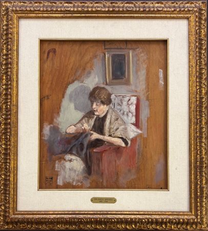 Orlando Grosso Signora che cuce 