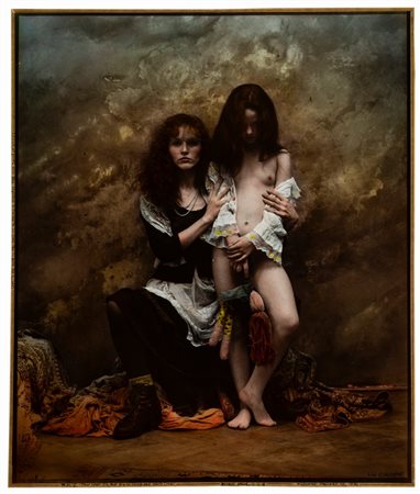 Jan Saudek (1935)  - Year later. Oh, that black Sheep and Whiote Crow!, 1996