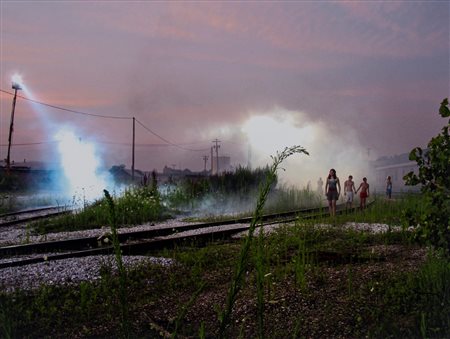 Gregory  Crewdson (1962)  - Production Still (Railway Children), 2003