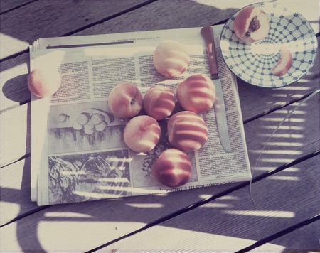 Joel Meyerowitz (1938)  - Still Life with New York Times, 1984