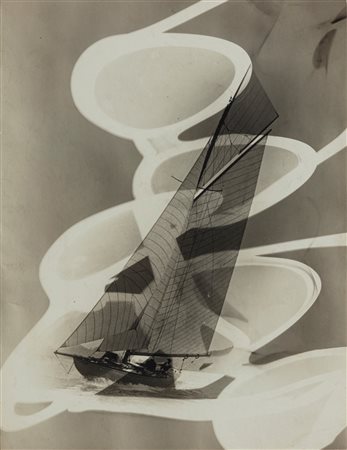 Franco Grignani (1908 - 1999)  - Due tecniche su un foglio di carta fotografica, 1928