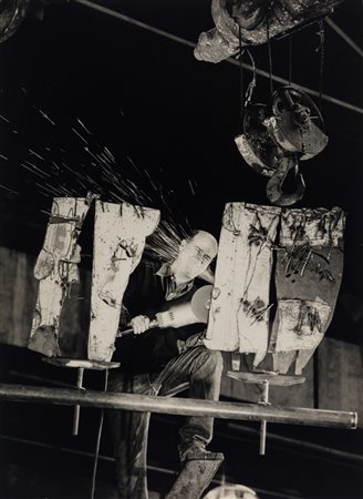 Ugo Mulas (1928 - 1973)  - Pietro Consagra, Colloquio Spolentino , 1962