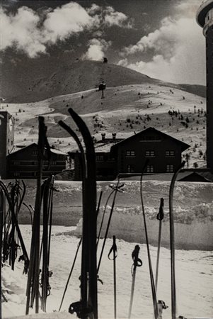 Riccardo Moncalvo (1915 - 2008)  - Senza titolo (Ski), 1940s/1950s