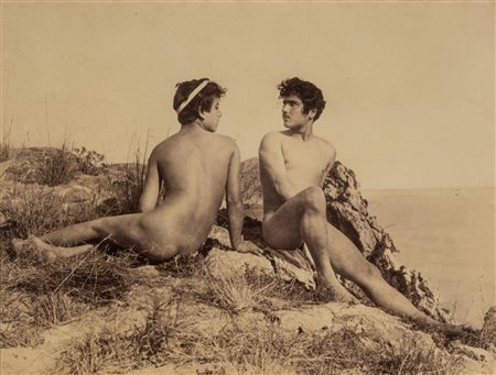 Baron Wilhelm von Gloeden (1856 - 1931)  - Senza titolo (Giovani siciliani), 1990s