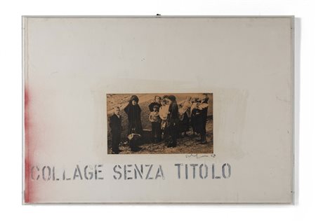 SCHIFANO MARIO (1934 - 1998) - COLLAGE SENZA TITOLO.