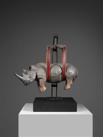 BOMBARDIERI STEFANO (n. 1968) - IL PESO DEL TEMPO SOSPESO/ RHINO.