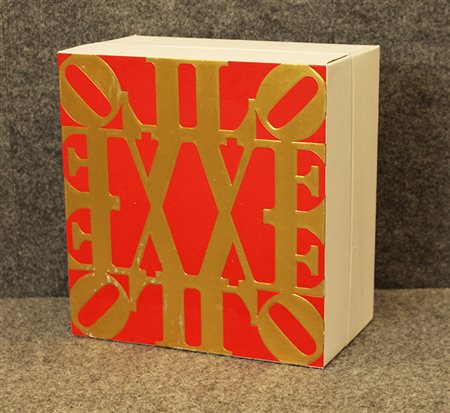 ROBERT INDIANA, "Love Red Gold", anni 2000