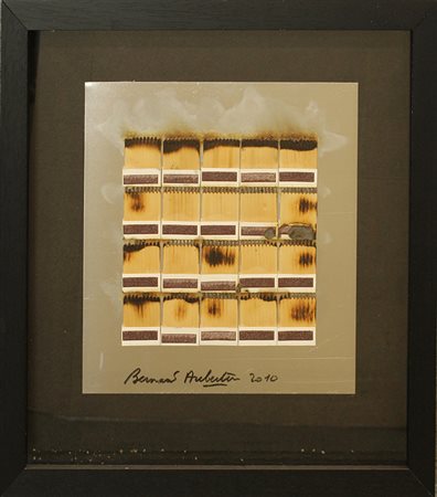 BERNARD AUBERTIN, "Dessin de Feu sur Aluminium", 2010