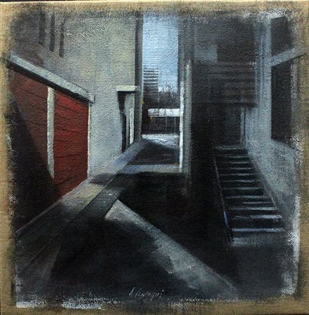 AGOSTINO CANCOGNI, "Nel vicolo", anni 2000