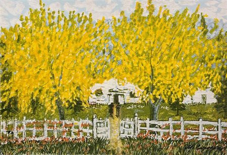 Michele Cascella, "Incontro", anno 1983