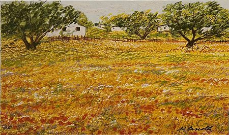 Michele Cascella, "Luci d'estate", anno 1983