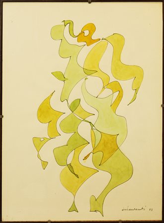 DELAURENTI, "Composizione astratta", 1993