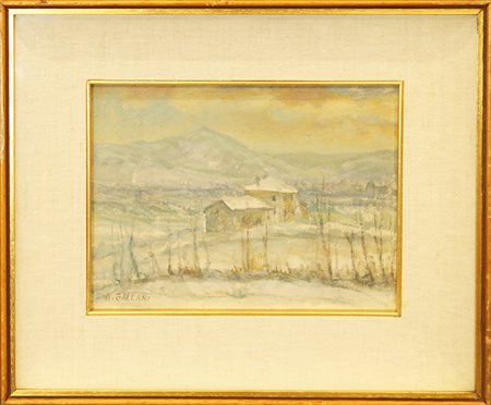 A. GALLANI, "Paesaggio", anni '70