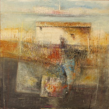 FIRMA ILLEGGIBILE, "Paesaggio", anni '90