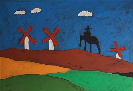 Tano Festa “Don Chisciotte” 1986