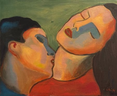 Sandro Chia “Almost a kiss” 2009