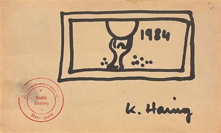 Keith Haring “Senza titolo” ‘84