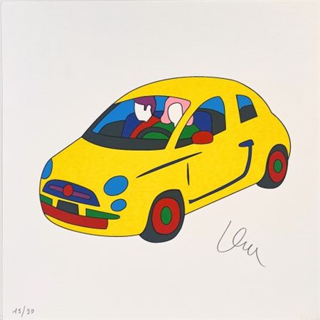 Marco Lodola “500 gialla”