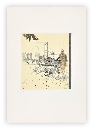 GIANFRANCO FERRONI (1927-2001) - La stanza ritrovata II, 1966-1970