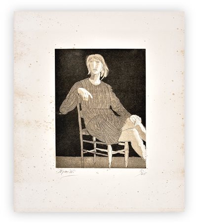 GIACOMO MANZÙ (1908-1991) - Senza Titolo