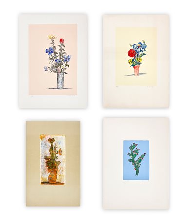 GIOVANNI OMICCIOLI (1901-1975) - Lotto unico composto da 4 opere grafiche
