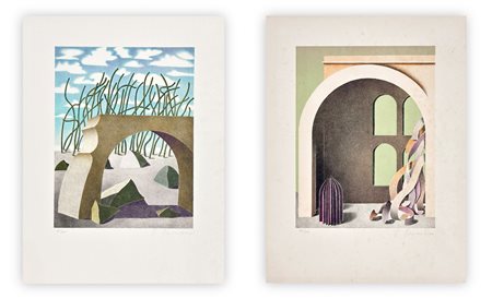 WILHELM BEUERMANN (1937-2006) - Lotto unico composto da 2 opere grafiche