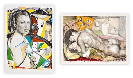 UGO ATTARDI (1923-2006) - Lotto unico composto da 2 opere grafiche