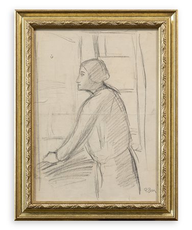 POMPEO BORRA (1898-1973) - Senza Titolo, 1923 circa