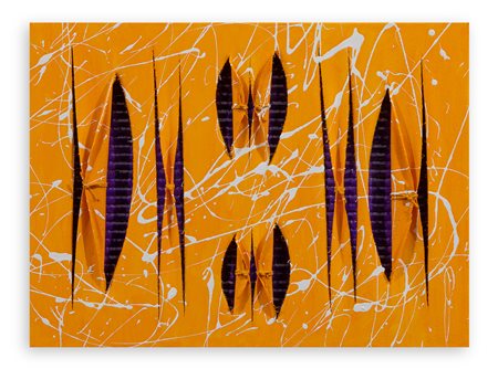 CALOGERO SALEMI (1966) - Squarci di viola, 2024