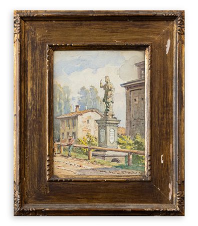 ARTURO FERRARI (1861-1932) - Statua di S. Carlo