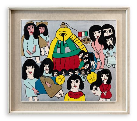 CANDIDA BISSONI (1936-2011) - Il circo, 1968