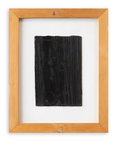 AUTORE INDECIFRATO - Nero macchiato, 1985/1986
