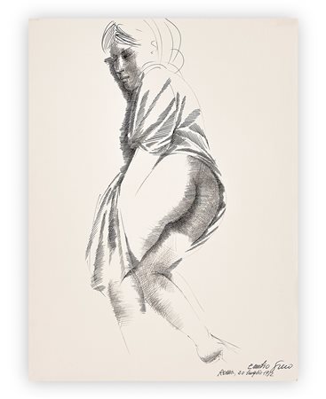 EMILIO GRECO (1913-1995) - Senza Titolo, 1982