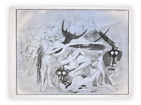 WIFREDO LAM (1902-1982) - Senza Titolo