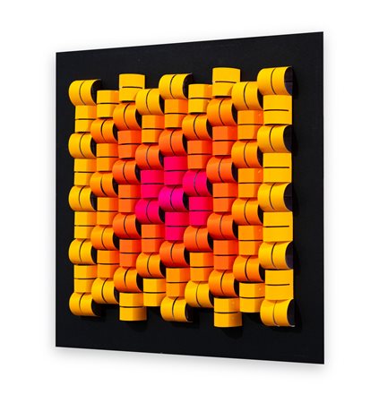 DARIO ZAFFARONI (1943) - Polimodularità fluorescenti, 2021